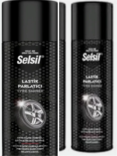 Selsil Tampon-Lastik Parlatıcı Sprey 500 ml ürün görseli 1