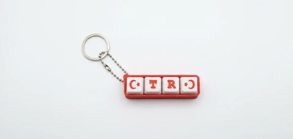 İsme Özel Clicker Anahtarlık (Tek Harf) - Resim 7