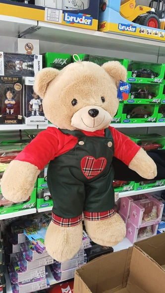 Halley Oyuncak Kıyafetli Peluş Erkek Ayı Uyku Arkadaşım 55 cm Pelüş ürün görseli 1