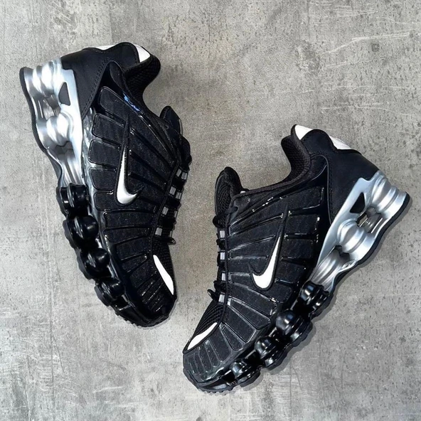 PTTAVM: Nike Shox TL Black Metalic Erkek Spor Ayakkabı