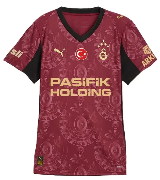 Galatasaray S.K. Bordo Forma 25/26 Alternatif Forma Kadın Forma ürün görseli 1