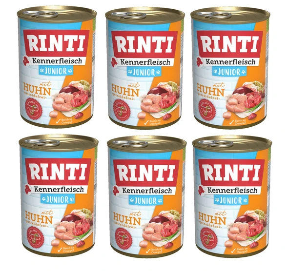 Rinti Tavuklu Gurme Yavru Köpek Konservesi 400 Gr. X 6 Adet ürün görseli 1