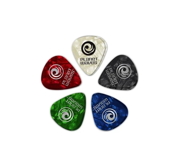 Planet Waves 1CAP4-25 Pena Medium Assorted Pearl (25'li Paket) | Sedefli Karışık - Dengeli - Şık ürün görseli 1