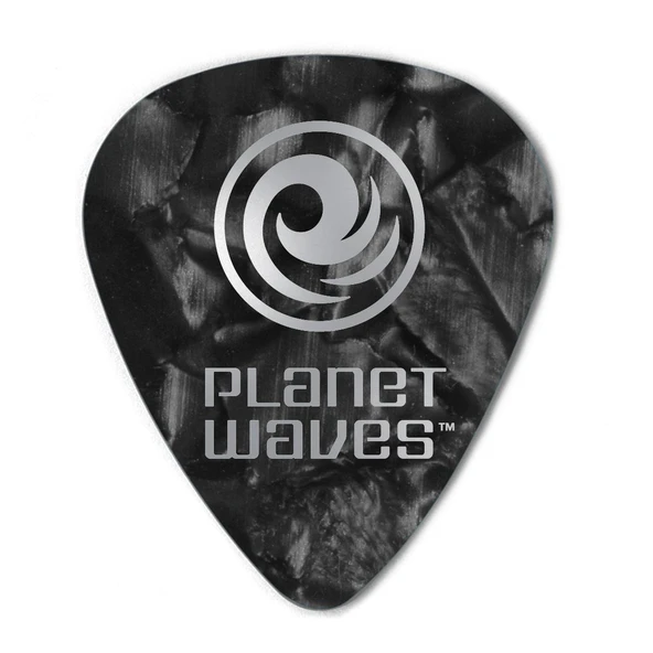 Planet Waves 1CBKP6-25 Selüloit Sert (Heavy) Gitar Penası - Siyah (25'li Paket) | Standart Ölçü, Güçlü Ses Projeksiyonu ve Dayanıklı Selüloit Gövde ürün görseli 1