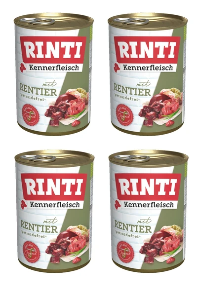 Rinti Geyik Etli Gurme Köpek Konservesi 400 Gr. X 4 Adet ürün görseli 1