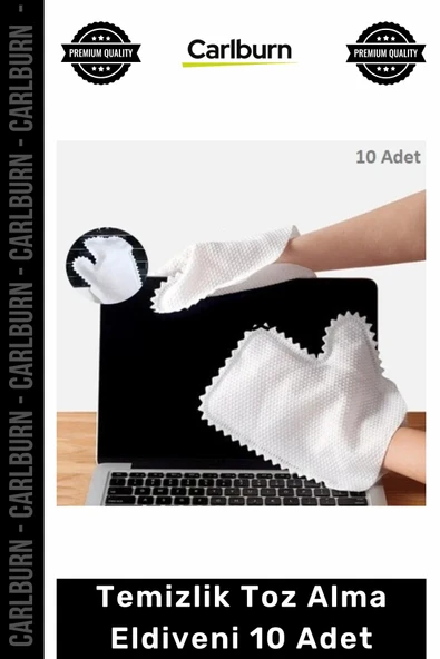 Özel Üretim Mikrofiber Pratik Hızlı Etkili Kaliteli Ev Tekstil Temizlik Toz Alma Eldiveni 10 Adet ürün görseli 1