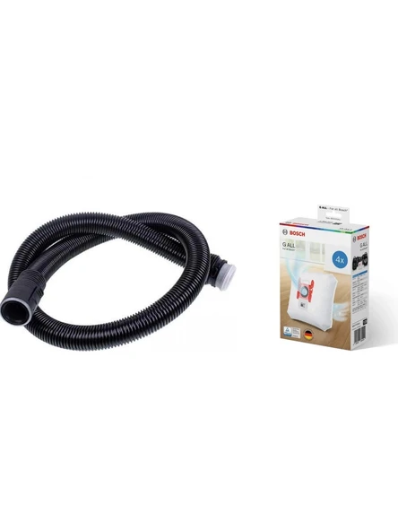 Bosch BGL6POW1 Süpürge Hortumu ve Orjinal Toz Torbası 2li Set ürün görseli 1