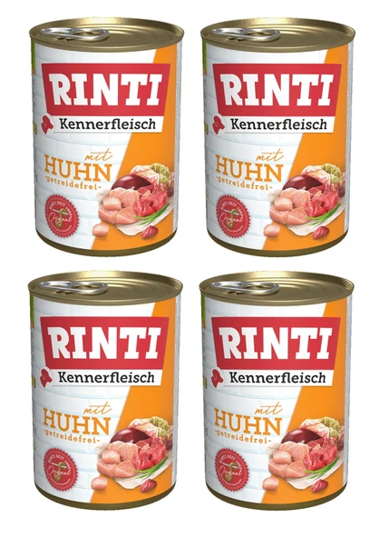 Rinti Tavuklu Gurme Köpek Konservesi 400 Gr. X 4 Adet ürün görseli 1