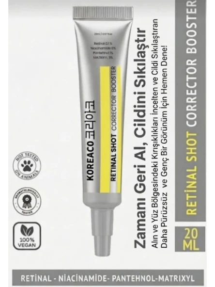 Alın,Yüz,Gözaltı ve Boyun Kırışıklıklarını Giderici Mucize Booster Krem 20 ml ürün görseli 1