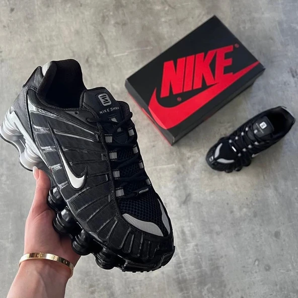 PTTAVM: Nike Shox TL Black Metalic Erkek Spor Ayakkabı