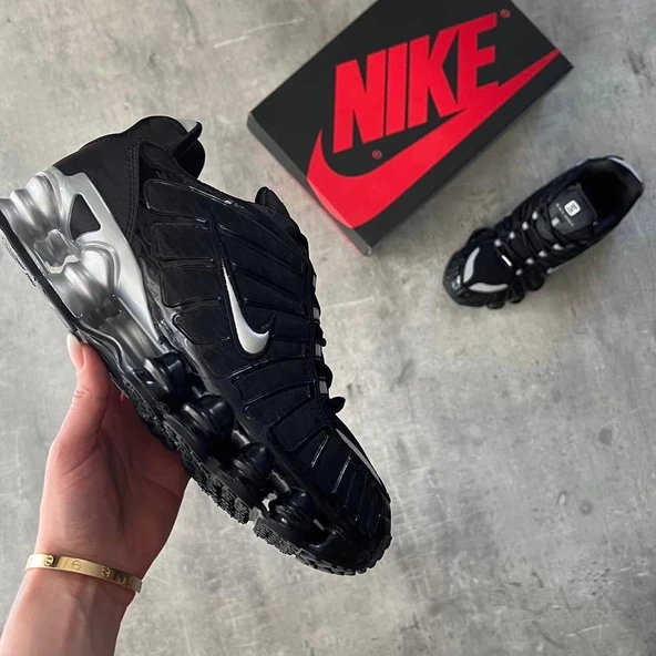 PTTAVM: Nike Shox TL Black Metalic Erkek Spor Ayakkabı