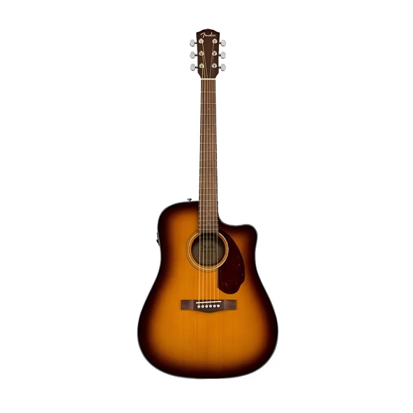 Fender 0970213332 Cd-140sce Dreadnought Elektro Akustik Gitar (sunburst - Ceviz Klavye) | Classic Design Serisi Güçlü Baslar Parlak Tizler Ve Hard Case Dahil ürün görseli 1