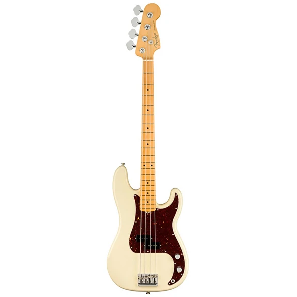 Fender 0193932705 American Professional II Precision Bass Gitar (Olympic White) | Akçaağaç Klavye Olympic White Klasik Görünüm ve Güçlü Alt Frekanslar ürün görseli 1
