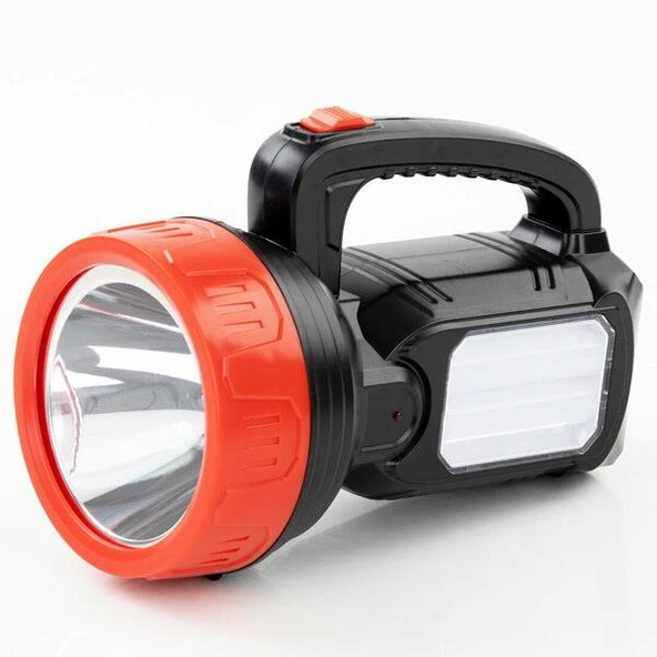 Q-Max El Feneri Şarjlı Projektör Tipi Led 5W+14SMD ürün görseli 1