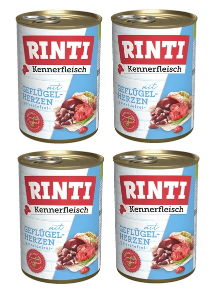Rinti Yürekli Gurme Köpek Konservesi 400 Gr. X 4 Adet ürün görseli 1