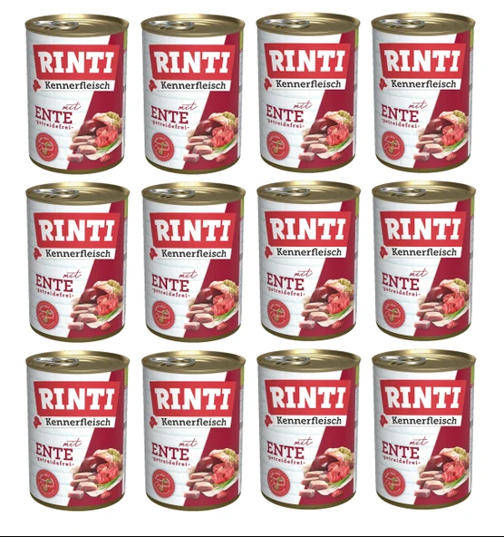 Rinti Ördekli Gurme Köpek Konservesi 400 Gr. X 12 Adet ürün görseli 1