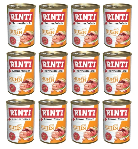 Rinti Tavuklu Gurme Köpek Konservesi 400 Gr. X 12 Adet ürün görseli 1