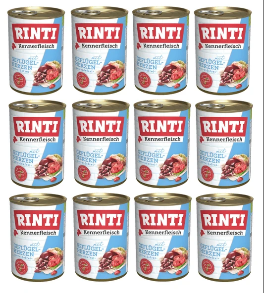 Rinti Yürekli Gurme Köpek Konservesi 400 Gr. X 12 Adet ürün görseli 1