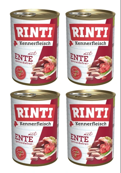 Rinti Ördekli Gurme Köpek Konservesi 400 Gr. X 4 Adet ürün görseli 1