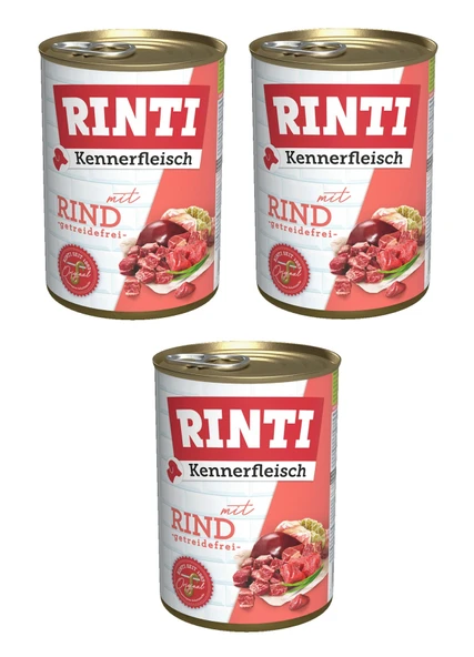 Rinti Dana Etli Gurme Köpek Konservesi 400 Gr. X 3 Adet ürün görseli 1
