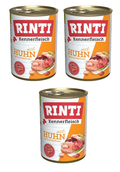 Rinti Tavuklu Gurme Köpek Konservesi 400 Gr. X 3 Adet ürün görseli 1