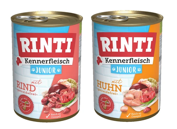 Rinti 2 Çeşit Karma Gurme Yavru Köpek Konservesi 400 Gr. X 2 Adet ürün görseli 1