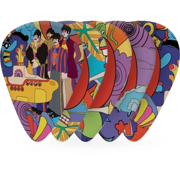 Planet Waves 1CWH6-10B7 Beatles Yellow Submarine Pena Heavy (10'lu Paket) | 50. Yıl Özel - Koleksiyonluk - Sert ürün görseli 1