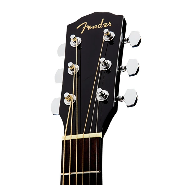 Fender 0970113006 CD-60SCE Dreadnought Elektro Akustik Gitar (Siyah) | Kesik Kasa Masif Ladin Kapak ve Dahili Tuner ürün görseli 1