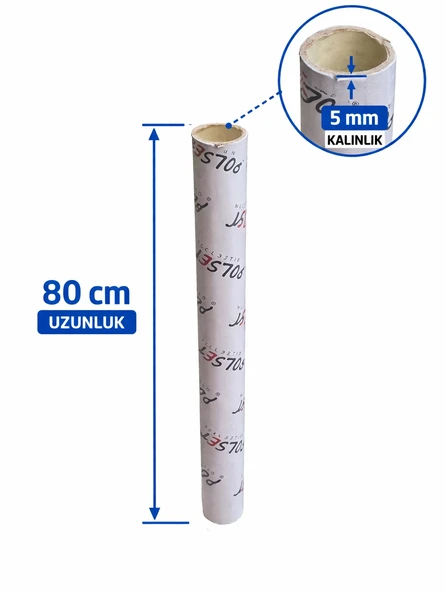 EXTRA KALIN Karton Koli Rulosu Silindir Karton Tüp Dayanıklı Ambalaj Borusu Poster, Streç, Naylon Sarma İçin ürün görseli 1