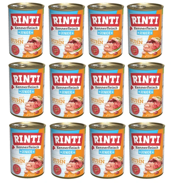 Rinti Tavuklu Gurme Yavru Köpek Konservesi 400 Gr. X 12 Adet ürün görseli 1