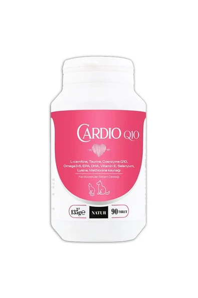 Cardio Q10 Kedi Köpek Kardiyovasküler Destek Tamamlayıcı Yem (90 Tablet) ürün görseli 1