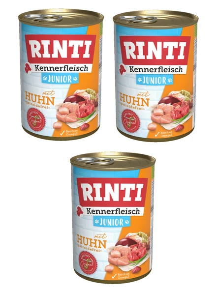 Rinti Tavuklu Gurme Yavru Köpek Konservesi 400 Gr. X 3 Adet ürün görseli 1
