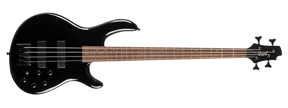 Cort C4 DELUXE BK Bas Gitar | 4 Telli Aktif - Siyah ürün görseli 1