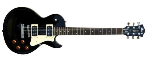 Cort Cr100bk Classic Rock Serisi Elektro Gitar - Siyah (başlangıç/orta Seviye) | Çift Humbucker (hh) Manyetik, Tek Parça Bolt-on Sap Ve Geleneksel Tonlar ürün görseli 1