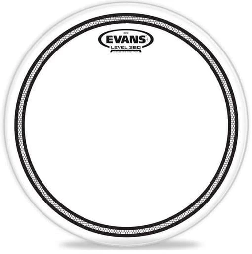 Evans TT18EC2S EC2S Clear 18 İnç Tom Derisi (Profesyonel) | Çift Katmanlı Yapı (7+7 Mil), SST Halka Teknolojisi ile Kontrollü Harmonikler ve Büyük Davullar İçin Net Atak ürün görseli 1