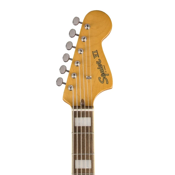 Squier 0374580500 Classic Vibe Bass VI 6 Telli Bas Gitar (Orta Seviye) | Laurel Klavye, 3 Ton Sunburst, Özel Tremolo ve Kontroller ürün görseli 1