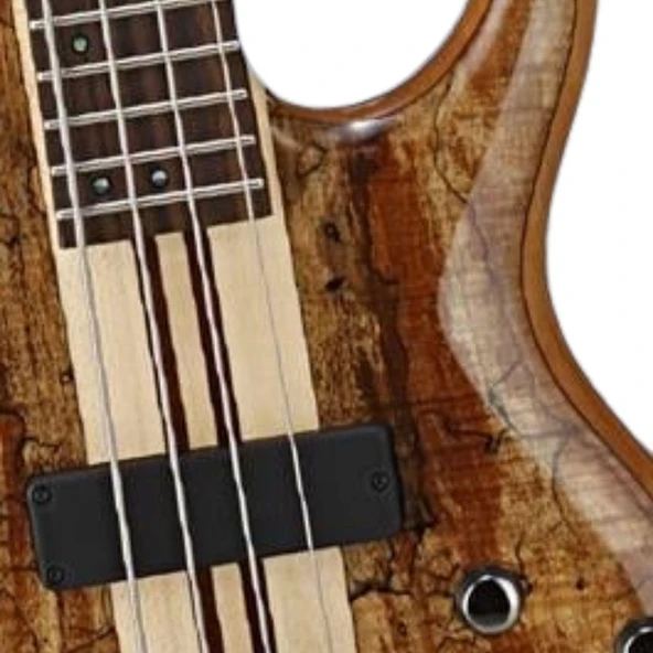 Cort A4 CUSTOM SPNATW Bas Gitar | 4 Telli Aktif - Spalted Maple - Resim 3