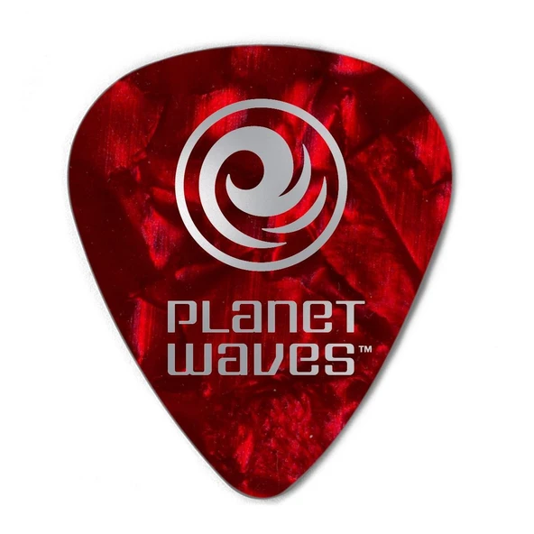 Planet Waves 1CRP6-100 Selüloit Pena Heavy Red Pearl (100'lü Paket) | Sedefli Görünüm - Klasik His - Ekonomik ürün görseli 1