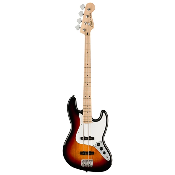 Squier 0378602500 Affinity Jazz Bass Gitar (3-Color Sunburst) | Akçaağaç Klavye İnce Sap ve Klasik J-Bass Tonları ürün görseli 1