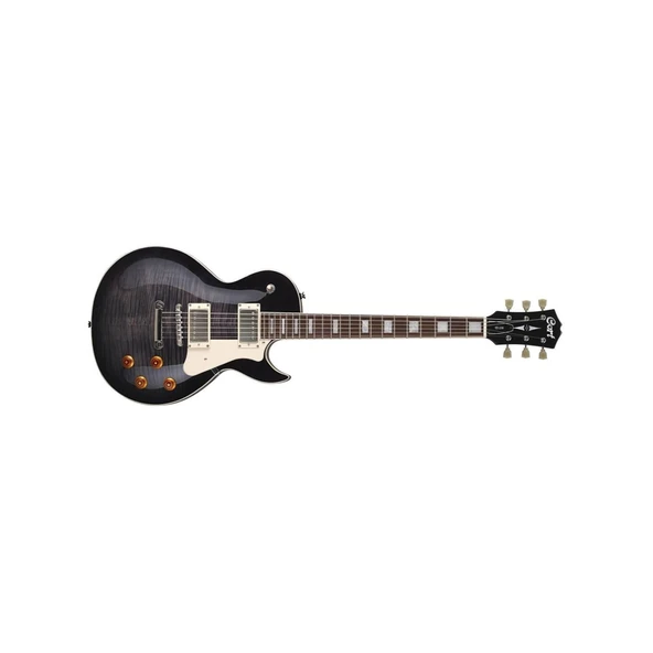 Cort CR250TBK Elektro Gitar | Transparan Siyah - HH Manyetik Dizilimi ürün görseli 1