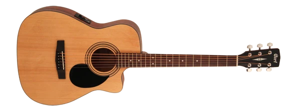 Cort AF515CEOP Elektro Akustik Gitar (Başlangıç/Orta Seviye) | Konser Tipi Kesik Kasa (Cutaway), Dahili Preamp Sistemi ve Open Pore Doğal Bitiş ürün görseli 1