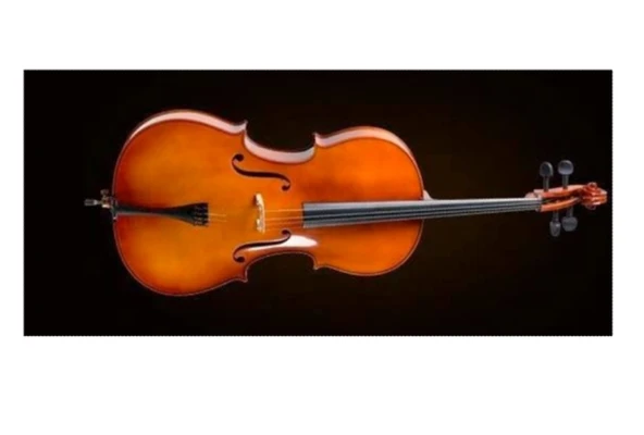Valencia CE400F34 Çello 3/4 French Style | Öğrenci Boyu - Kutu ve Yay Dahil - Parlak ürün görseli 1