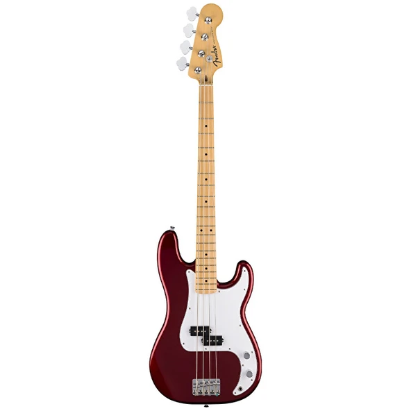 Fender 0266620571 Standard Precision Bass Gitar (Candy Cola) | Akçaağaç Klavye ve Canlı Kırmızı Renk Güçlü P-Bass Tonu ürün görseli 1