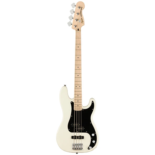 Squier 0378553505 Affinity Precision Bass PJ Gitar (Olympic White) | Akçaağaç Klavye Beyaz Gövde ve Güçlü Bas Tonları ürün görseli 1