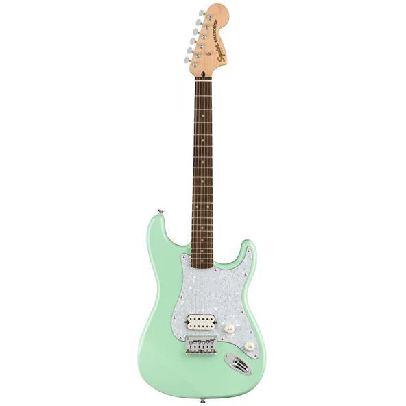 Squier 0378074557 FSR Affinity Stratocaster H HT Gitar (Surf Green) | Tek Humbucker Sabit Köprü ve Surf Green Özel Seri ürün görseli 1