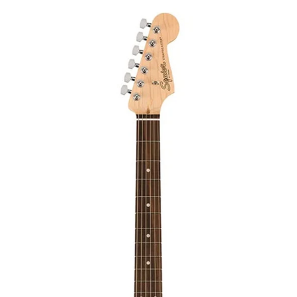 Squier 0379600506 Debut Series Stratocaster Elektro Gitar (black) | Laurel Klavye, Üçlü Single-coil Manyetik Dizilimi Ve İnce Sap Profili ürün görseli 1