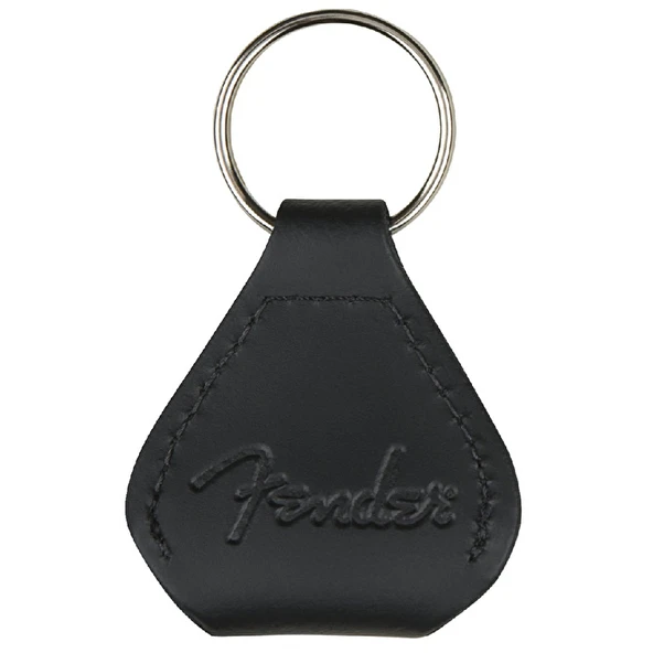 Fender 9106001606 Leather Pick Holder Deri Pena Anahtarlığı (Siyah) | Penalarınızı Her Zaman Yanınızda Taşımanız İçin Şık Deri Kılıf ürün görseli 1