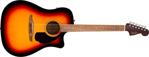 Fender 0974220500 California Standard Redondo Ce Elektro Akustik Gitar (3-color Sunburst) | Masif Ladin Üst, Fishman Preamp Sistemi Ve Eğimli Kasa Tasarımı ürün görseli 1