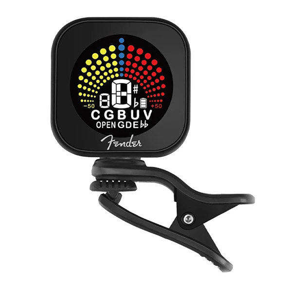 Fender 0239961000 Flash 2.0 Şarj Edilebilir Akort Cihazı | Pil Değiştirme Derdine Son Veren USB Şarjlı Hassas Clip-On Tuner ürün görseli 1