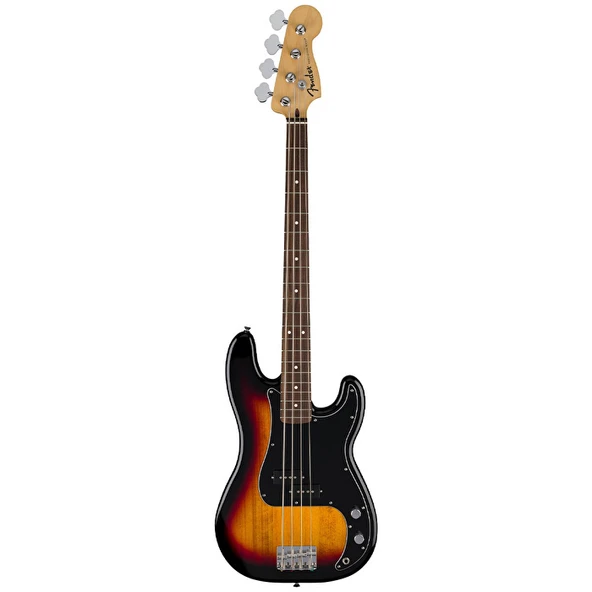 Fender 0266641500 Standard Precision Bass Gitar (3-Color Sunburst) | Laurel Klavye Geleneksel P-Bass Tasarımı ve Güçlü Ton ürün görseli 1